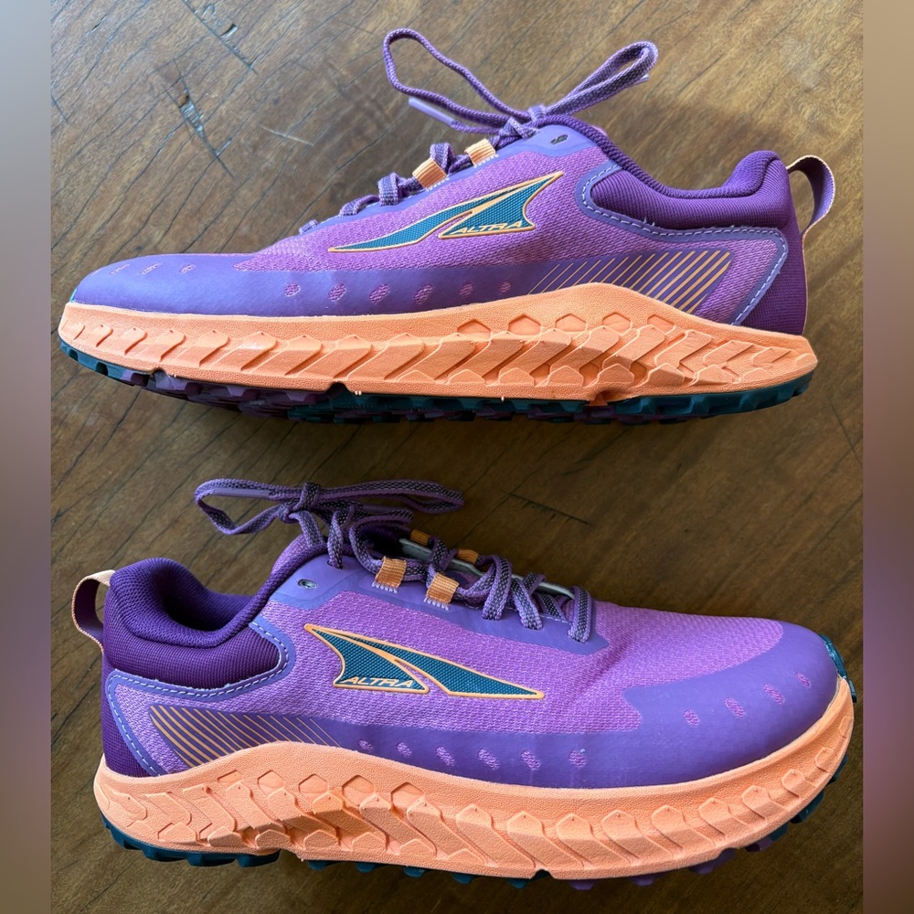 Altra Women's Purple and Orange trail Running Shoes